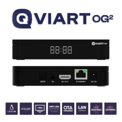 Receptor Linux IPTV, H.265, Wifi USB opcional