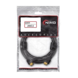 Cable HDMI 15 metros 2.0b, compatible 4K a 60Hz, Hi-Speed Ether, M-M con ferritas.
