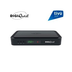 Digiquest COMBO SAT 4K (S2) y TDT DVB-T2 + Tarjeta TivuSat 4K Ultra HD, Ethernet, PVR