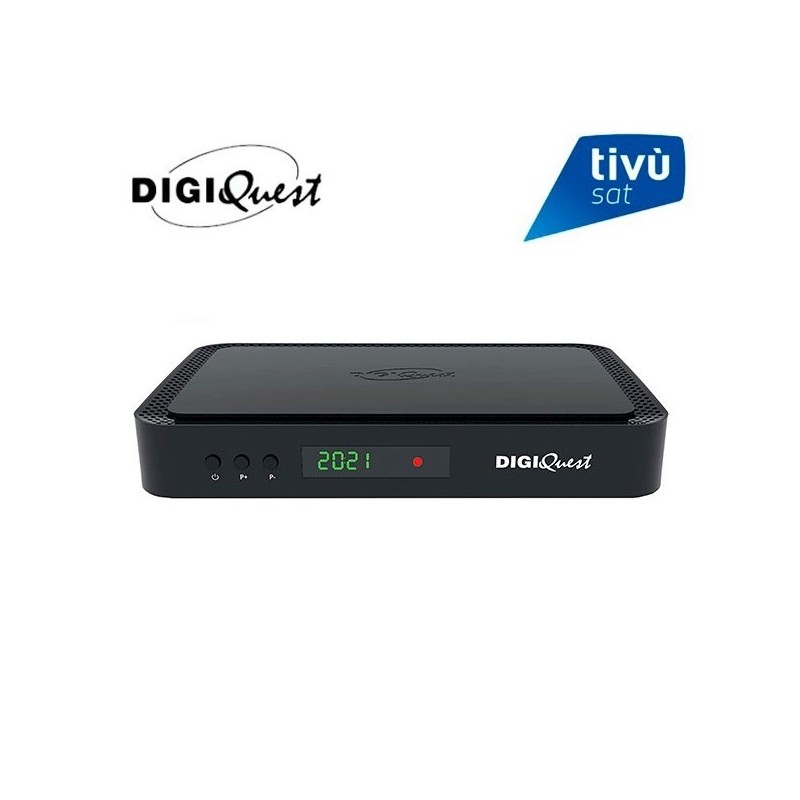 Digiquest COMBO SAT 4K (S2) y TDT DVB-T2 + Tarjeta TivuSat 4K Ultra HD, Ethernet, PVR