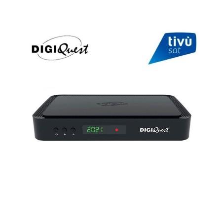 Digiquest COMBO SAT 4K (S2) y TDT DVB-T2 + Tarjeta TivuSat 4K Ultra HD, Ethernet, PVR