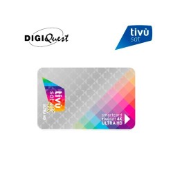 Digiquest COMBO SAT 4K (S2) y TDT DVB-T2 + Tarjeta TivuSat 4K Ultra HD, Ethernet, PVR