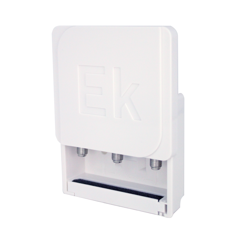 Amplificador de mástil 5G. 2 Entradas x UHF (C21/48), 32dB, 1 Salida 114dBuV. Alimentación 24Vdc.