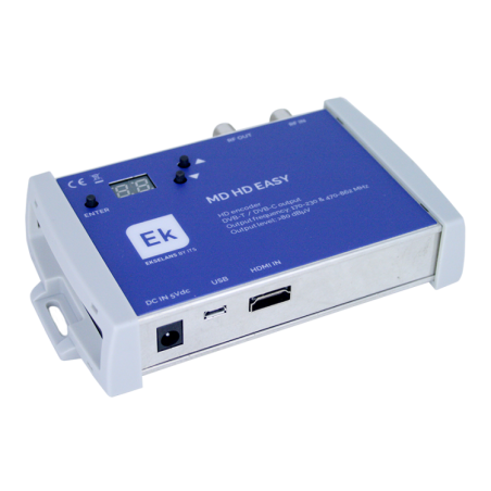 Modulador digital a COFDM. 1 entrada HDMI hasta 1080p. Frecuencias de salida: 170-230MHz + 470- 862MHz