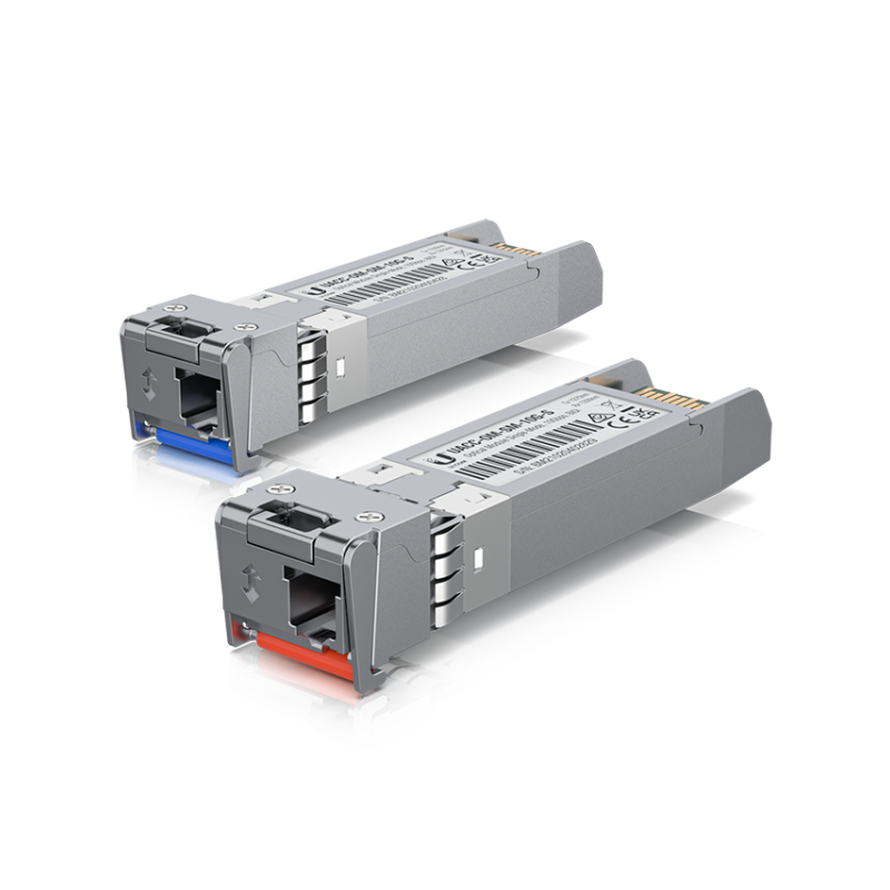 Pack 2 SFP SM BiDi con 1 LC (1 fibra), TX1270nm y RX 1330nm), 10 Gbps, 10Km