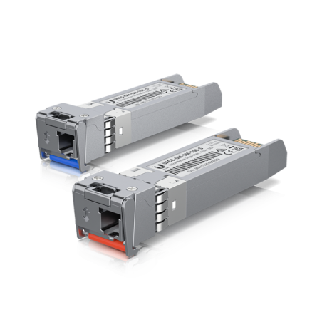 Pack 2 SFP SM BiDi con 1 LC (1 fibra), TX1270nm y RX 1330nm), 10 Gbps, 10Km