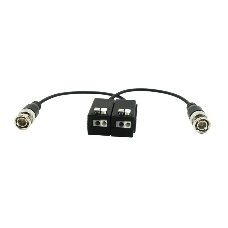Transceptor pasivo video (Balun) AHD, HD-TVI, HD-CVI, CVBS. Soporta PoC. 2uds