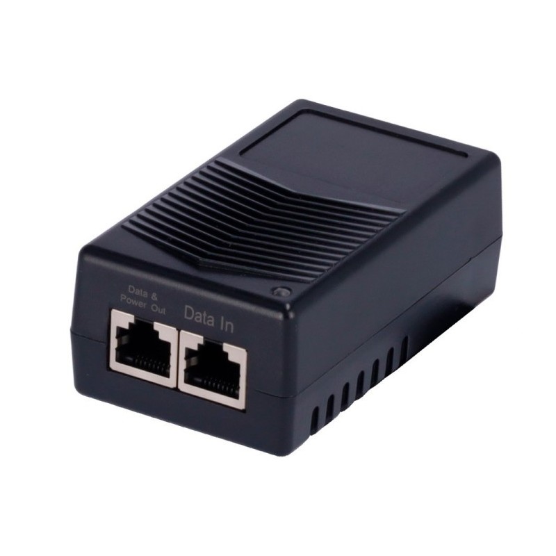 Inyector POE 10/100 802.3af. 48v 15W
