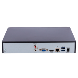 NVR 8ch IP hasta 8Mpx, 80Mbps, H.265+, 1 HDD