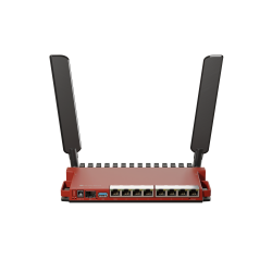 Routerboard WIFI 2 Core a 800Mhz, 512MB RAM, x8 puertos Gb, x1SFP (comptaible con 2.5Gb). Level 5 para RACK