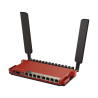 Routerboard WIFI 2 Core a 800Mhz, 512MB RAM, x8 puertos Gb, x1SFP (comptaible con 2.5Gb). Level 5 para RACK