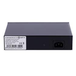 Switch de 8 puertos Gigabit POE 120W, x2 UPLINK Gigabit, x2 SFP. Sobremesa