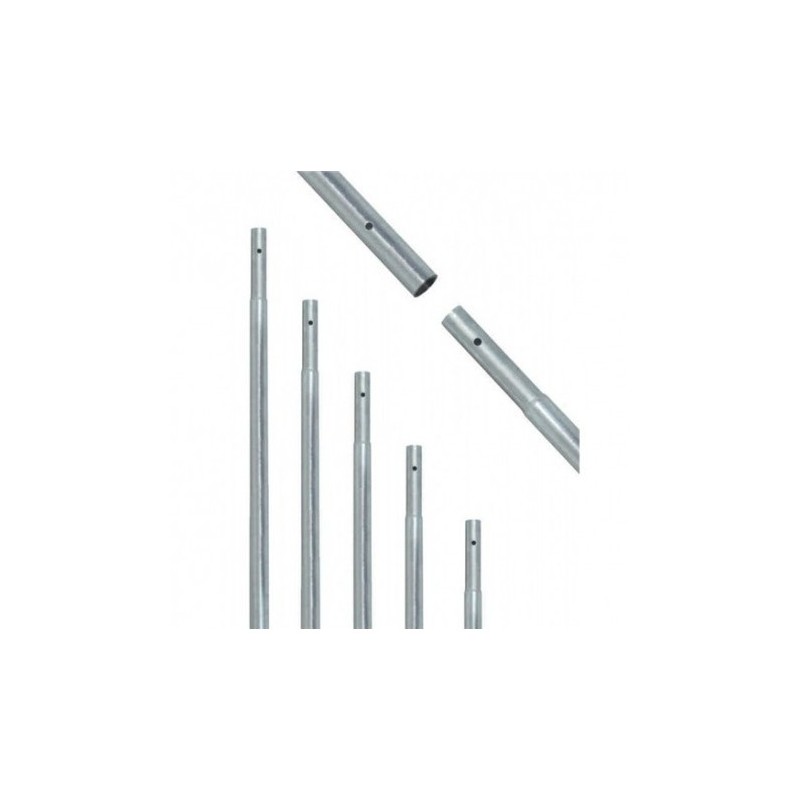 Mástil de hierro galvaniz.3000x40x1,5mm