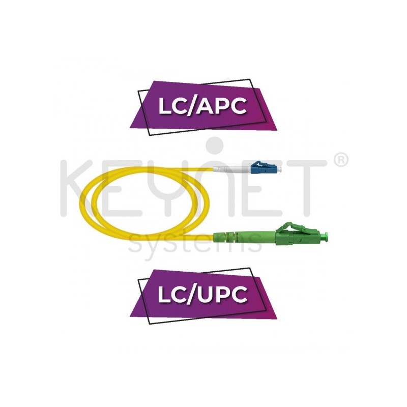 Latiguillos LC/APC - LC/UPC, G657A2, SM, 3mm, LSZH-FR, 2mts