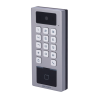 Control de acceso con cámara, IP65, IK09, para supervisión vía smartphone. Lector Mifare y teclado.