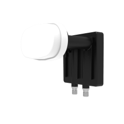 Lnb Twin (2 Receptores), Monoblock 4,3 (Astra 19.2 - Astra 23,5), 55dB, 0,2dB ruido