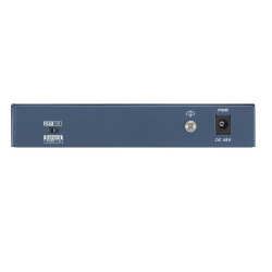 Switch de 4 puertos 10/100 POE (puerto 1 soporta Hi-PoE 60W)  60W + x2 UPLINK, para sobremesa