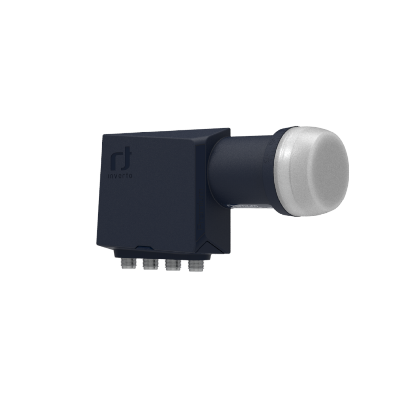 Lnb Quad (4 receptores), 51-59dB, 0,2dB ruido, cuello 40x60,5mm (An x Largo)