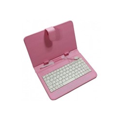 FUNDA UNIVERSAL 7 CON TECLADO L-LINK LL-AT-11-R ROSA