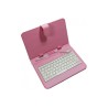 FUNDA UNIVERSAL 7 CON TECLADO L-LINK LL-AT-11-R ROSA