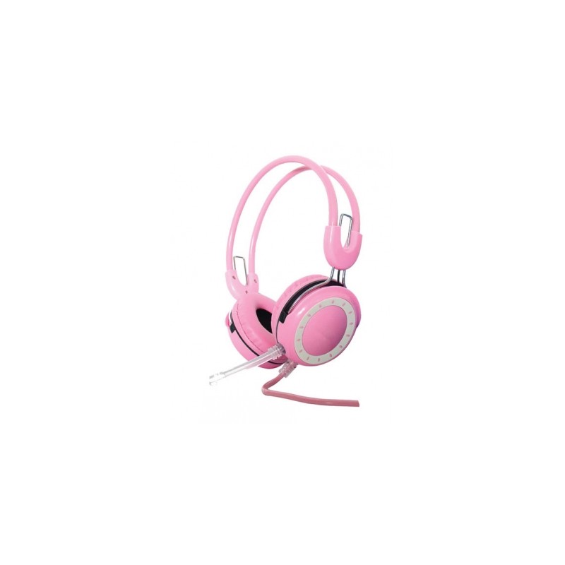 AURICULARES CON MICRO RLM-HP001-F1 ROSA