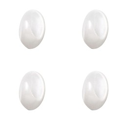 Colgador Oryx Blanco Pequeño (Blister 4 Unidades ) Adhesivo