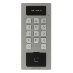 Control de accesos de superficie, IP65, IK09, para supervisión vía smartphone. Lector Mifare y teclado. Unifamiliar.