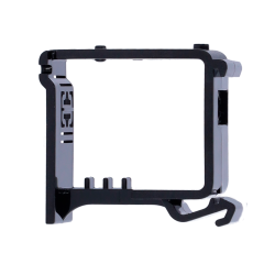 Soporte para carriles DIN. Compatible con AJ-RELAY y Compatible con AJ-WALLSWITCH. Color negro