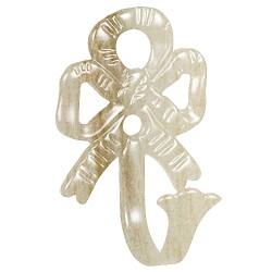 Alzapaños Forja Lazo Marfil / Oro   Juego 2 Pieza