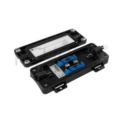 Mini encapsulado de 2 puertos 44/8c (2x4) Ø3-3,5mm, IP68 Exterior