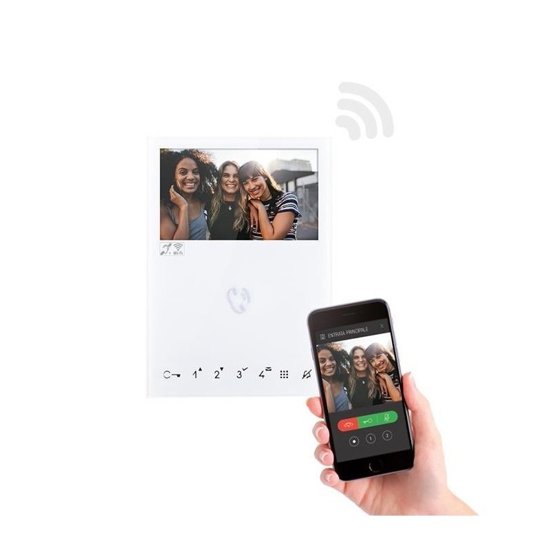 Monitor Mini Hands Free en color, Wifi. Tecnología Simplebus 2 y pantalla LCD 4,3"