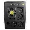 SAI OFF-LINE 1000VA/600W, Entrada 220-240 Vac, x4 Shcuko, x2 RJ45, x1 USB tipo B, x1 VGA
