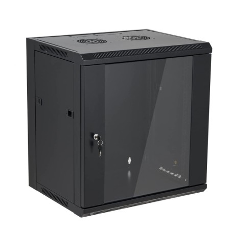 Rack de pared 19", 15U. F450 / AN600 / AL769mm, carga 60Kg, vacío. DESMONTADO