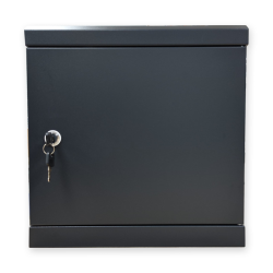 Rack de 10" 6U, F300 / AN500 / AL600mm, carga 10kg, vacío. Montado.