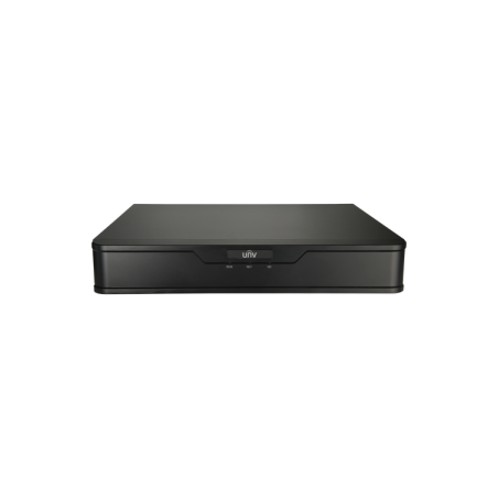 NVR 8ch IP PoE hasta 8Mpx, 64Mbps, UltraH.265, 1 HDD