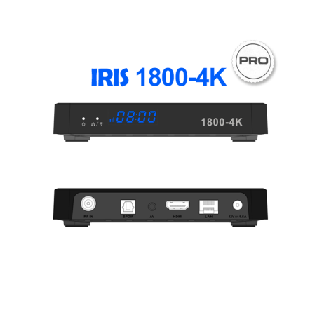 Receptor Android SAT (S2), 4K UHD, H.265, Wifi integrado, IR