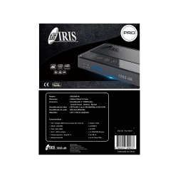 Receptor Android SAT (S2), 4K UHD, H.265, Wifi integrado, IR