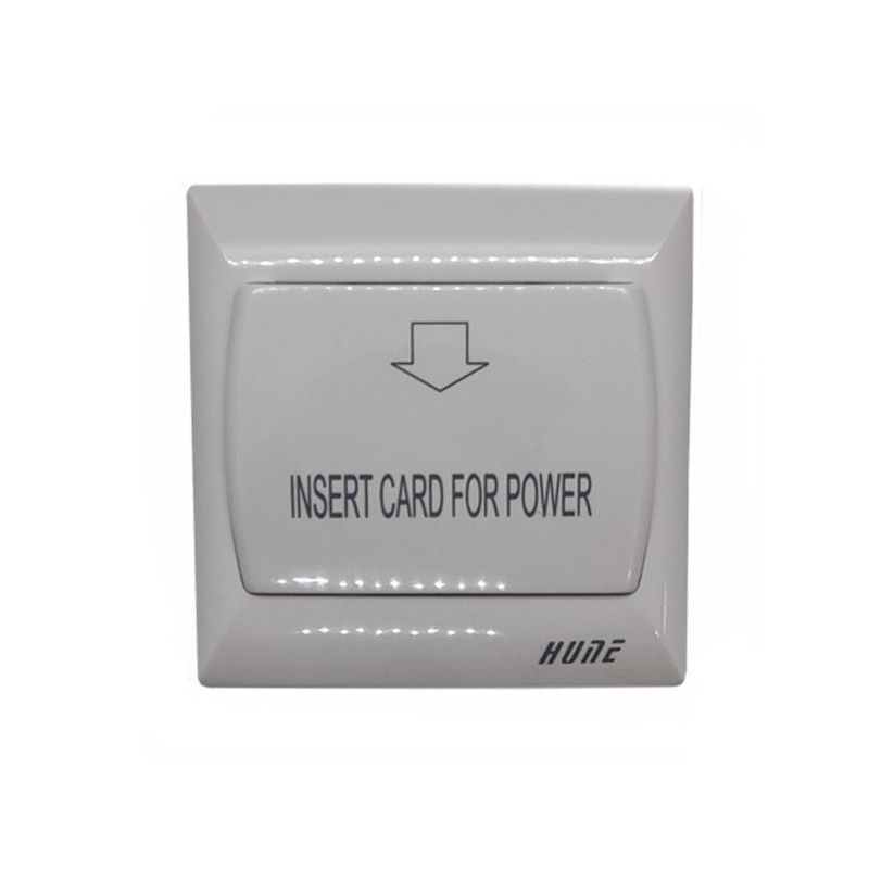 Switch para luz habitaciones de hotel. Ahorro energético