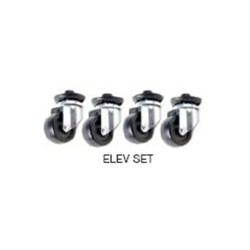 Kit de elevación (4 pies + 4 ruedas) para Racks