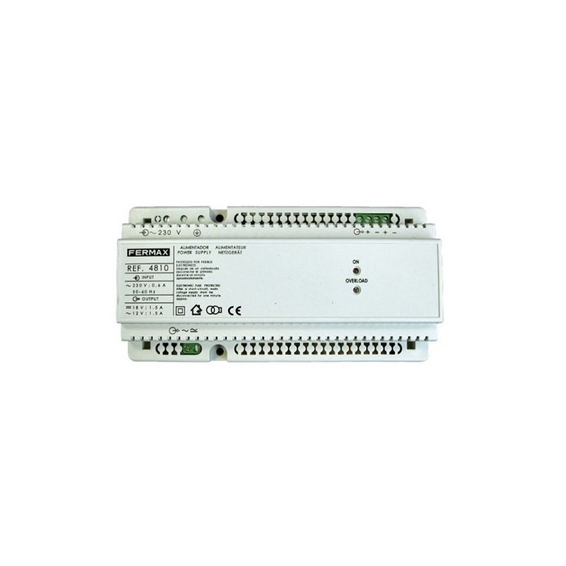 Fuente de alimentación 18 VDC-1.5A/12VAC-1.5A