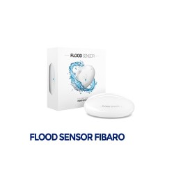 Fibaro Flood Sensor Multisensor Zwave Plus de inundación, inclinación, temperatura e intrusión
