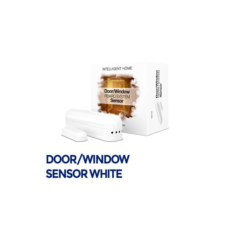 Fibaro Door/Sensor - Sensor apertura puertas/ventanas color blanco. FGK-101