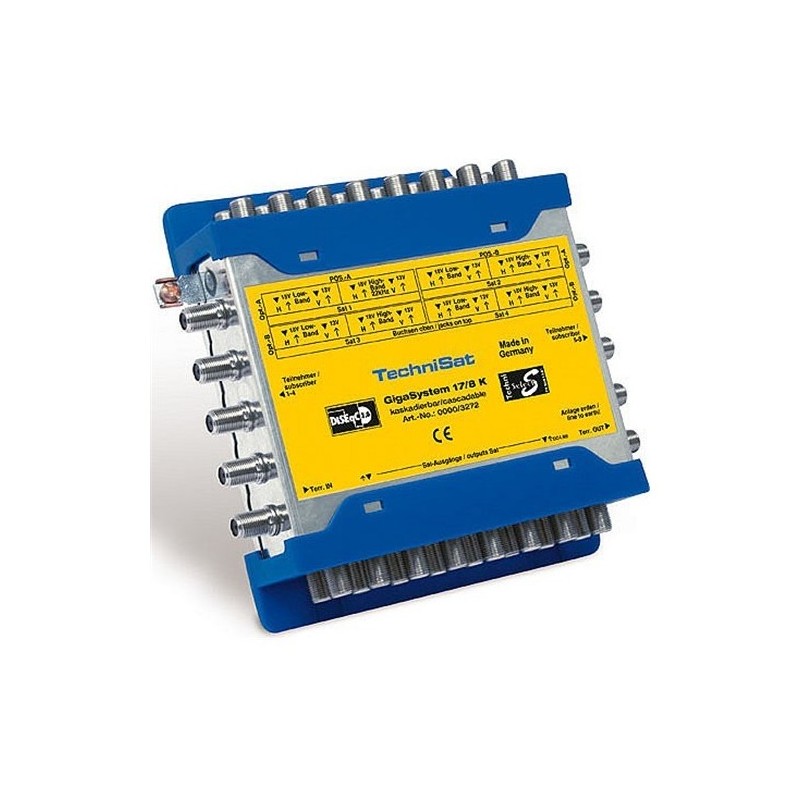 Multiswitch autónomo 17 entradas y 8 salidas, de paso