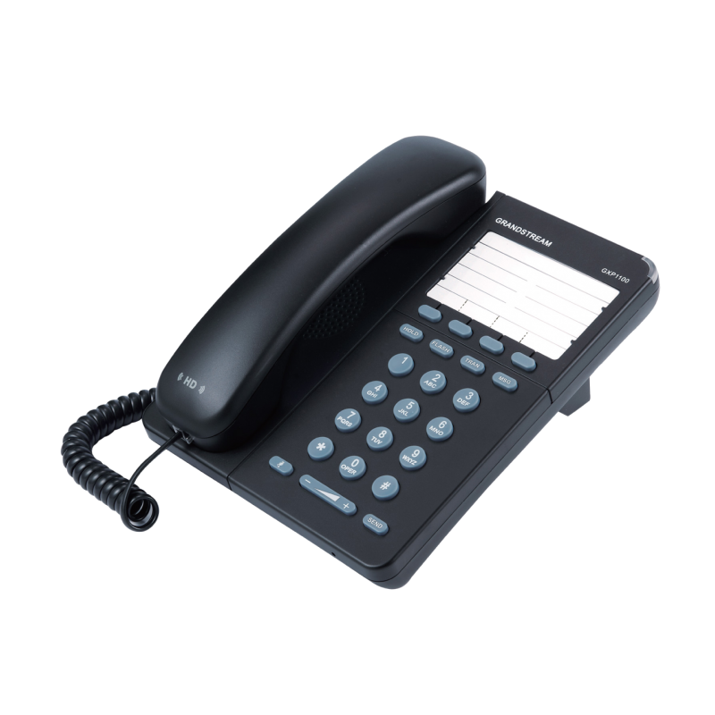 GXP1100. Teléfono IP de sobremesa, de 1 Línea SIP, 4 teclas programables. 7 teclas de función especiales