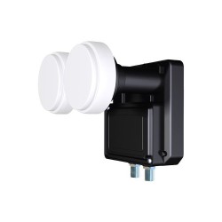 Lnb Twin (2 Receptores), Monoblock 6 (Astra 19.2 - Hot Bird 13), 50-62dB, 0,1dB ruido
