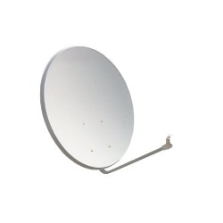 Antena parabólica de 120x100cms, G 42,2dB, acero, Embalaje individual