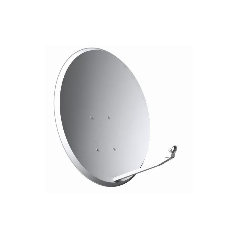 Antena parabólica de 80x71cms, 38,6dB, acero galvanizado, Embalaje individual