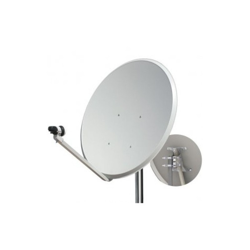 Antena parabólica de 86x80cm, 39,5dB, acero galvanizado. Pack de 2 unidades