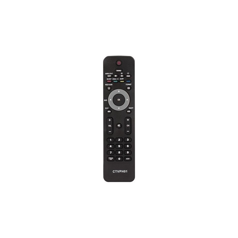 Mando universal para televisores Philips sin programación previa. Ver modelos compatibles en Descripción