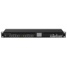 Routerboard 1 Core a 600Mhz, 128MB RAM, x5 puertos Gb, x5 10/100 y x1SFP. Level 5 para RACK